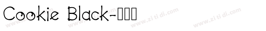 Cookie Black字体转换